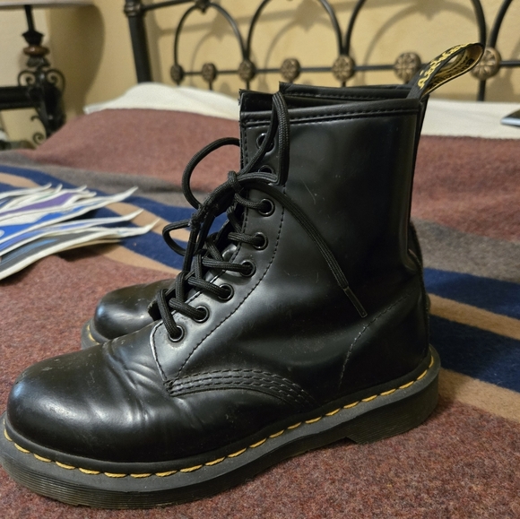 Dr. Martens Shoes - Dr. Martens 1460 W Leather Lace Up Boots Ladies Size 6US USED